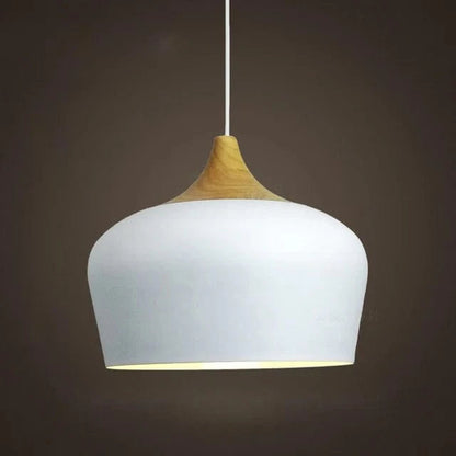 LumaGlow™ Macaron hanglamp met hout en verstelbaar snoer – productafbeelding 6