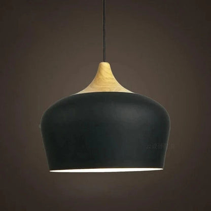 LumaGlow™ Macaron hanglamp met hout en verstelbaar snoer – productafbeelding 7