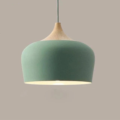 LumaGlow™ Macaron hanglamp met hout en verstelbaar snoer – productafbeelding 9