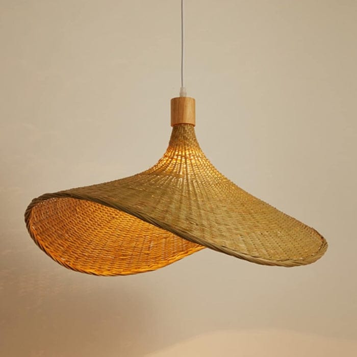 AuraLuxe™ Rattan Pendant Light - Eco-Friendly Ceiling Fixture for Ambient Elegance 1