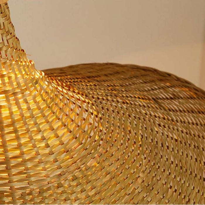 AuraLuxe™ Rattan Pendant Light - Eco-Friendly Ceiling Fixture for Ambient Elegance 6