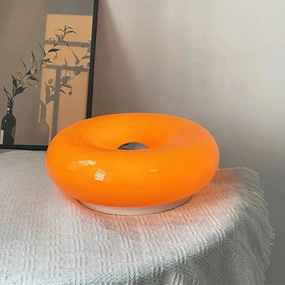 LumaGlow™ dimbare donut LED-tafellamp met USB – productafbeelding 2