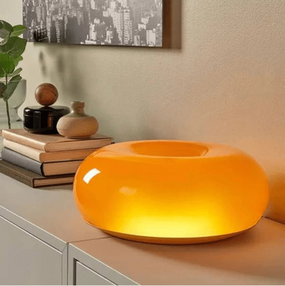LumaGlow™ dimbare donut LED-tafellamp met USB – productafbeelding 5