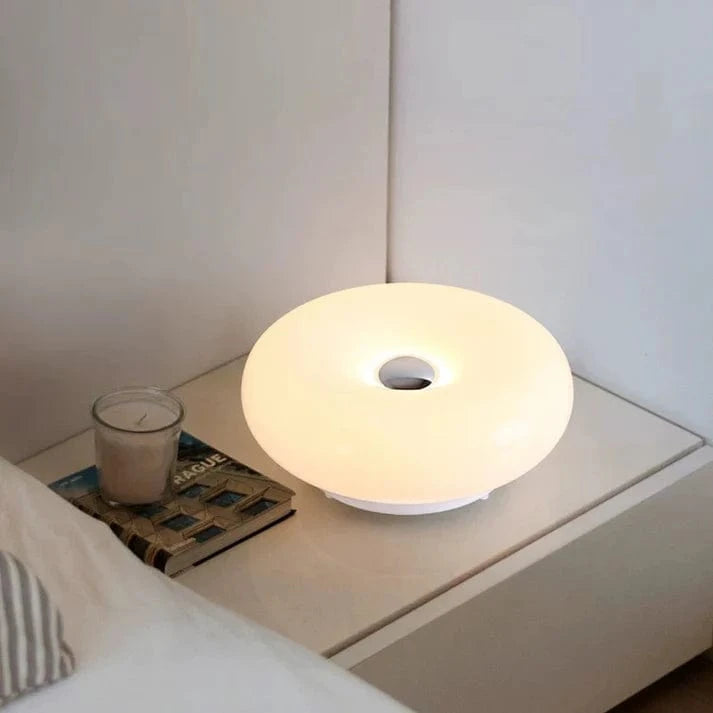 LumaGlow™ dimbare donut LED-tafellamp met USB – productafbeelding 7