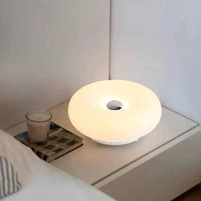 LumaGlow™ dimbare donut LED-tafellamp met USB – productafbeelding 7