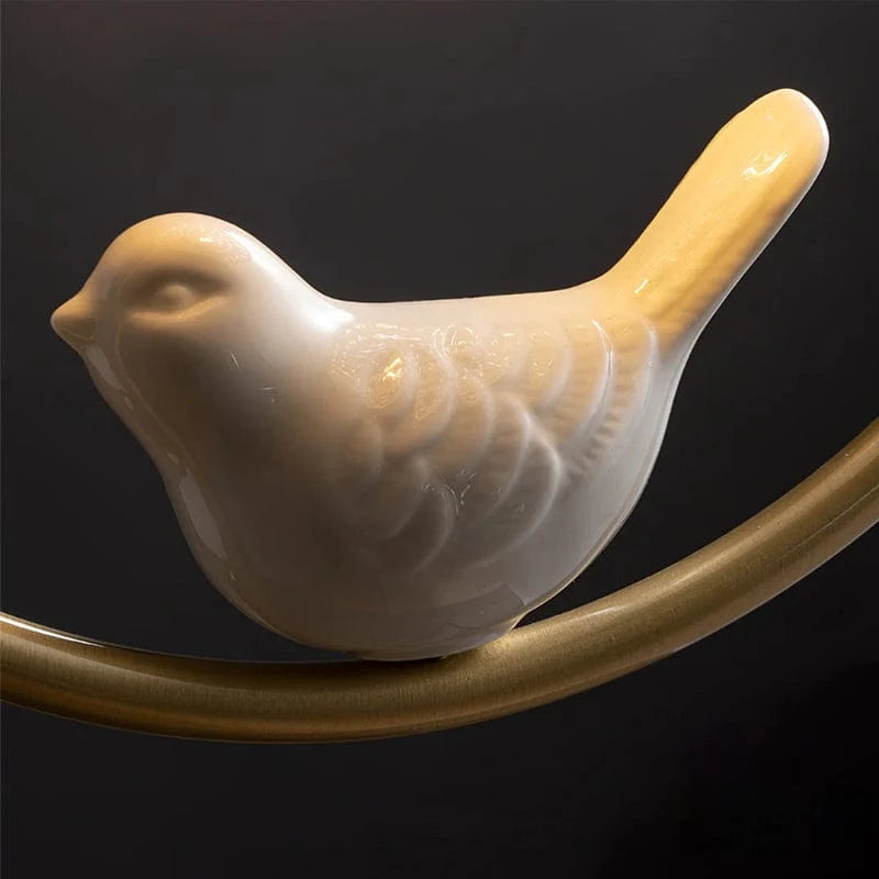 AviaryGlow™ Elegant Ceiling Lamp - Unique Ceramic Bird Design for Dining Rooms 5