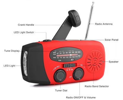 MANIKO™ noodradio met handslinger – productafbeelding 4