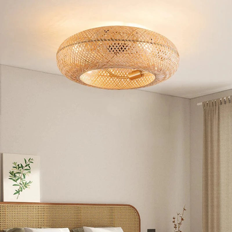 BambooAura™ Modern Ceiling Fan with Lights – Elegant Bohemian Design for Stylish Spaces 4