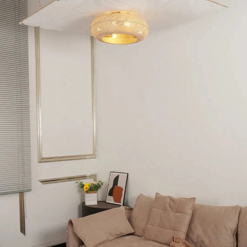 BambooAura™ Modern Ceiling Fan with Lights – Elegant Bohemian Design for Stylish Spaces 6
