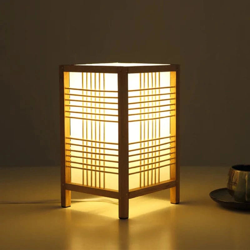 BambooGlow™ Table Lamp - Japandi Style for Cozy Bedroom and Living Room Ambiance 2