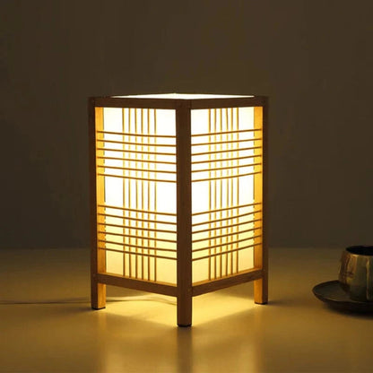 BambooGlow™ Table Lamp - Japandi Style for Cozy Bedroom and Living Room Ambiance 2