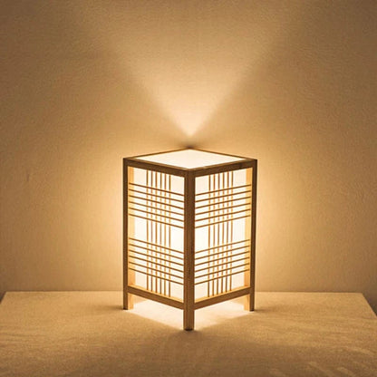 BambooGlow™ Table Lamp - Japandi Style for Cozy Bedroom and Living Room Ambiance 4