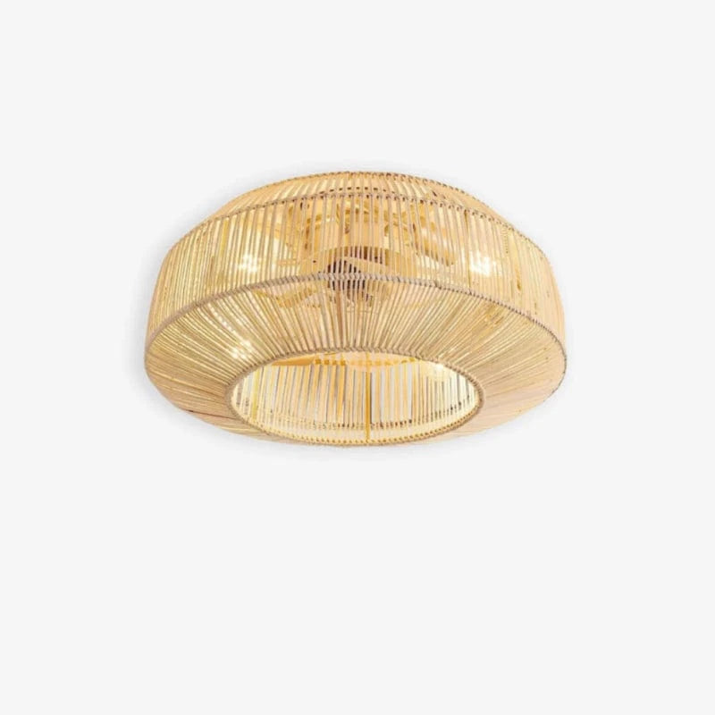 BambooHaven™ Ceiling Fan with Lights - Elegant Boho Style for Cozy Spaces 0