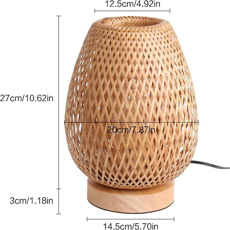 BambooLuxe™ LED Night Light - Rechargeable & Dimmable for Cozy Ambiance 4