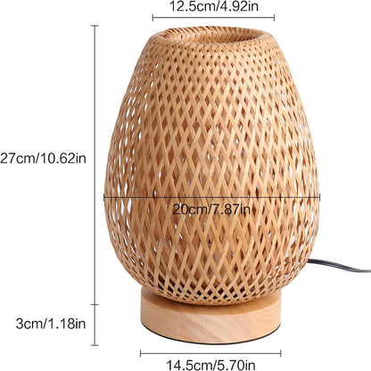 BambooLuxe™ LED Night Light - Rechargeable & Dimmable for Cozy Ambiance 4