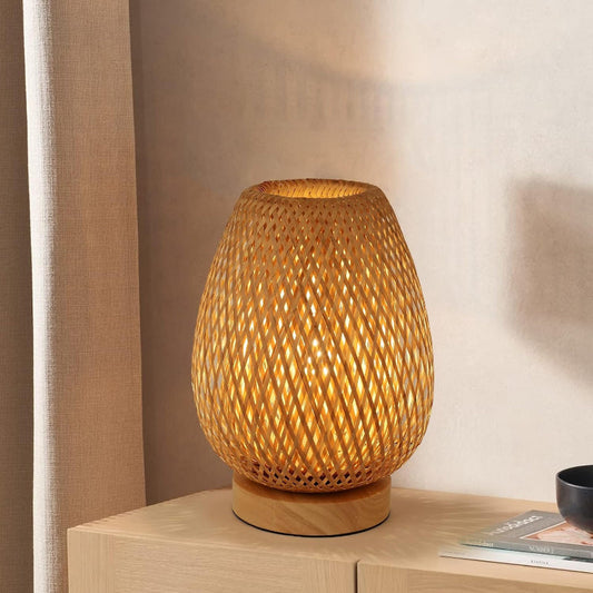 BambooLuxe™ LED Night Light - Rechargeable & Dimmable for Cozy Ambiance 6