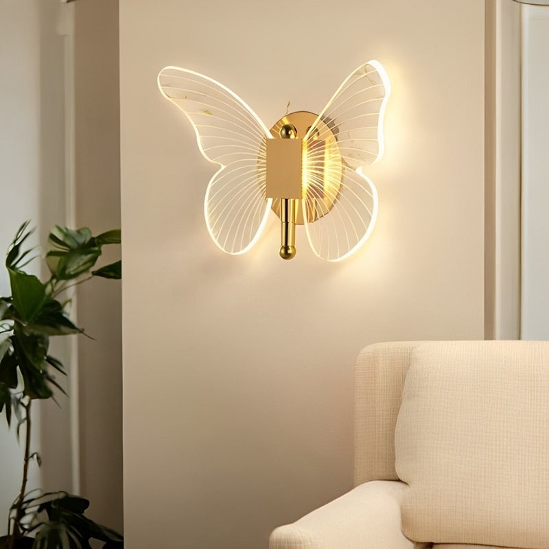 ButterflyGlow™ LED wandlamp in vlindervorm – afbeelding 1