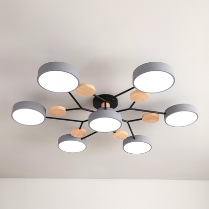 GlideRay™ Scandinavische LED-plafondlamp – productafbeelding 20