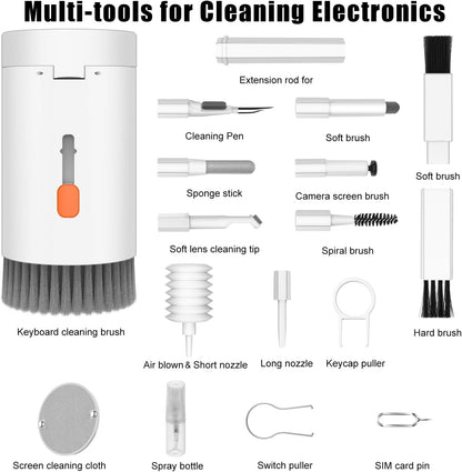 CleanMaster™ 20-in-1 reinigingsset voor toetsenbord en oordopjes – productafbeelding 2