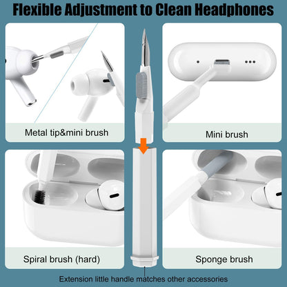 CleanMaster™ 20-in-1 reinigingsset voor toetsenbord en oordopjes – productafbeelding 5