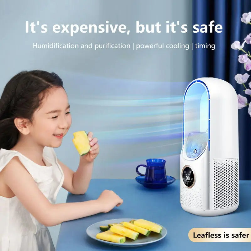 CoolBreeze™ bladloze draagbare luchtkoeler – afbeelding 2