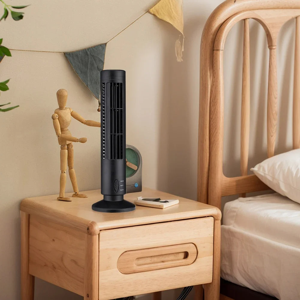 CoolBreeze™ bladloze USB-bureauventilator – productafbeelding 2