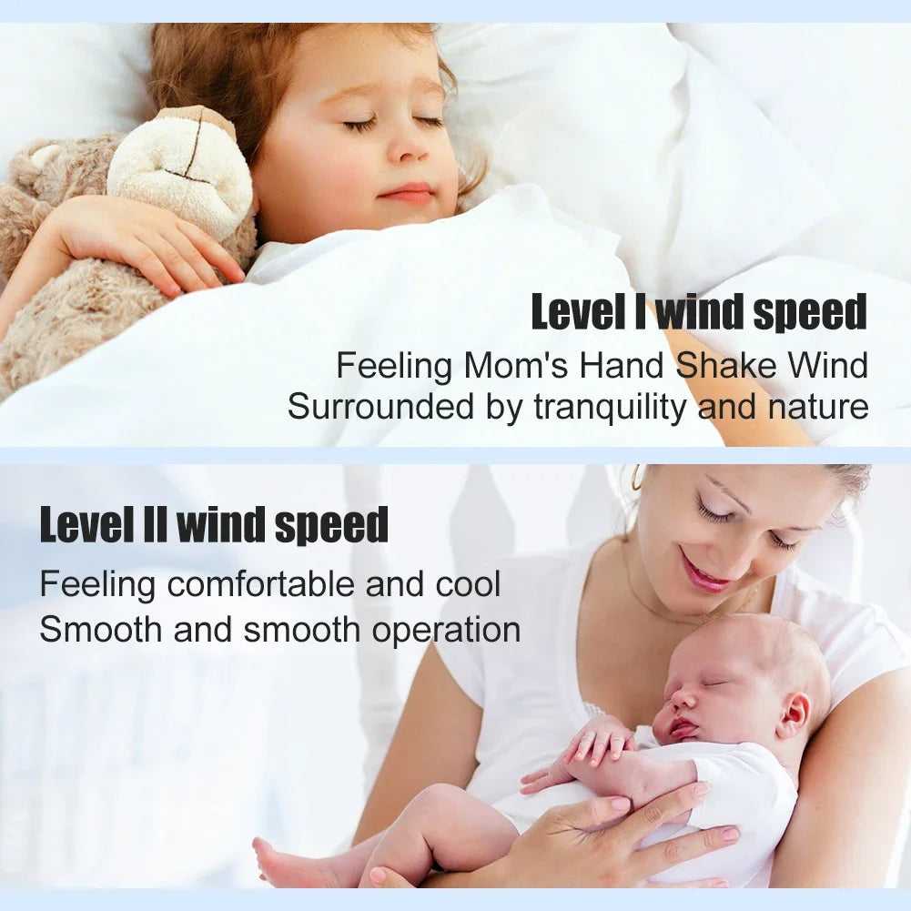CoolBreeze™ bladloze USB-bureauventilator – productafbeelding 3