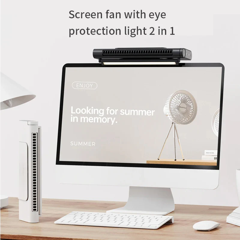 CoolBreeze™ bladloze USB-ventilator voor op het bureau – productafbeelding 4