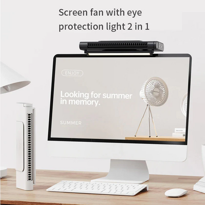 CoolBreeze™ bladloze USB-ventilator voor op het bureau – productafbeelding 4