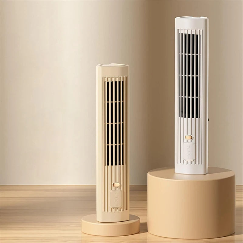 CoolBreeze™ oplaadbare bladloze torenventilator – productafbeelding 1