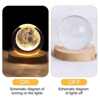 CosmicGlow™ 3D-kristallen bollamp – productafbeelding 9