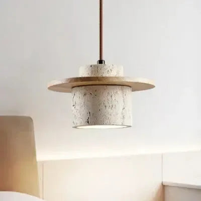 NaturalStone™ travertin hanglamp voor keuken en eettafel – productafbeelding 3