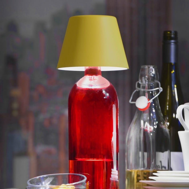 LumiGlow™ oplaadbare LED-flessenlamp met touchdimmer – productafbeelding 6