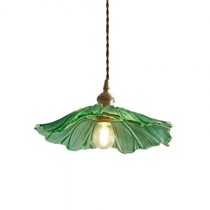 LumaBloom™ bloemvormige glazen hanglamp met E27-fitting – productafbeelding 11
