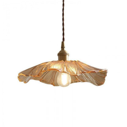 LumaBloom™ bloemvormige glazen hanglamp met E27-fitting – productafbeelding 12