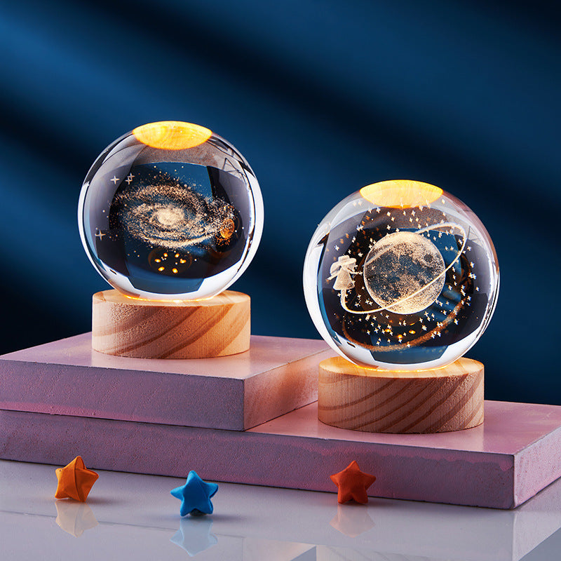 DeerLight™ 3D-kristallen tafellamp – productafbeelding 2