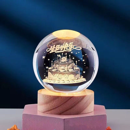 DeerLight™ 3D-kristallen tafellamp – productafbeelding 5