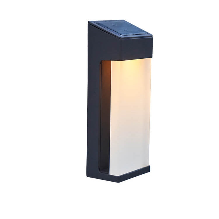 LumaGlow™ solar tuinwandlamp met matglas – productafbeelding 9