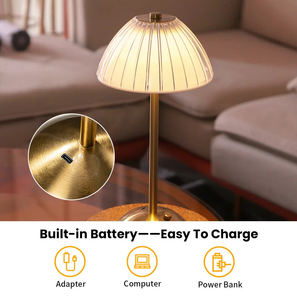 LumaGlow™ dimbare draadloze LED-tafellamp met touchsensor – productafbeelding 11