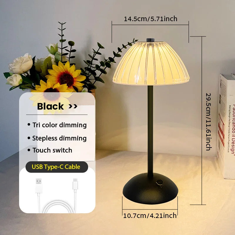 LumaGlow™ dimbare draadloze LED-tafellamp met touchsensor – productafbeelding 6