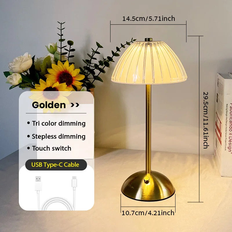 LumaGlow™ dimbare draadloze LED-tafellamp met touchsensor – productafbeelding 5
