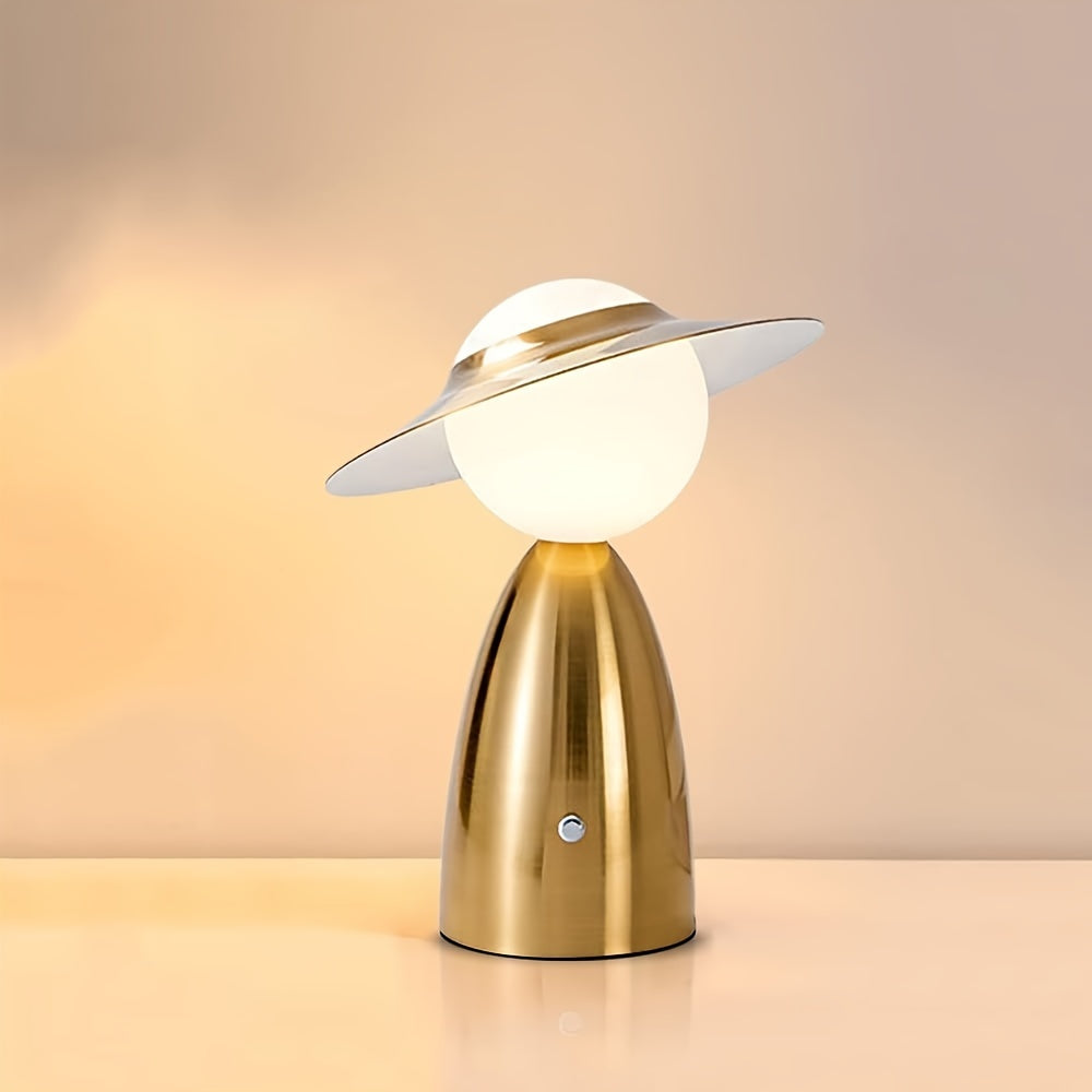 LumiNest™ draadloze aluminium touchlamp met traploze dimmer – productafbeelding 3