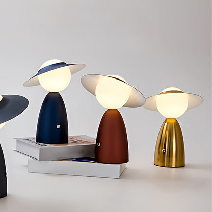 LumiNest™ draadloze aluminium touchlamp met traploze dimmer – productafbeelding 4