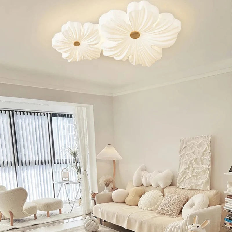 LumaBloom™ bloemvormige LED-plafondlamp met warmwit licht – productafbeelding 3
