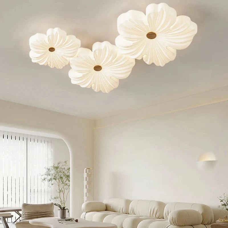 LumaBloom™ bloemvormige LED-plafondlamp met warmwit licht – productafbeelding 4