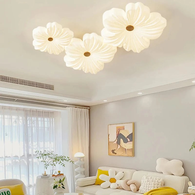 LumaBloom™ bloemvormige LED-plafondlamp met warmwit licht – productafbeelding 7