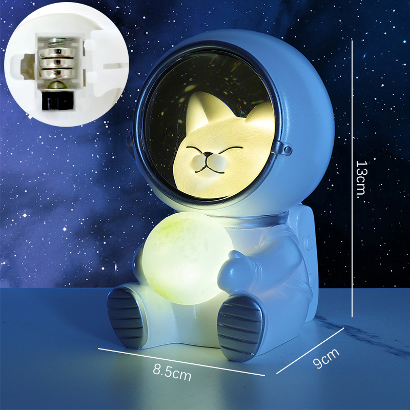 LumaPaw™ Galaxy kattennachtlamp met afstandsbediening – productafbeelding 1