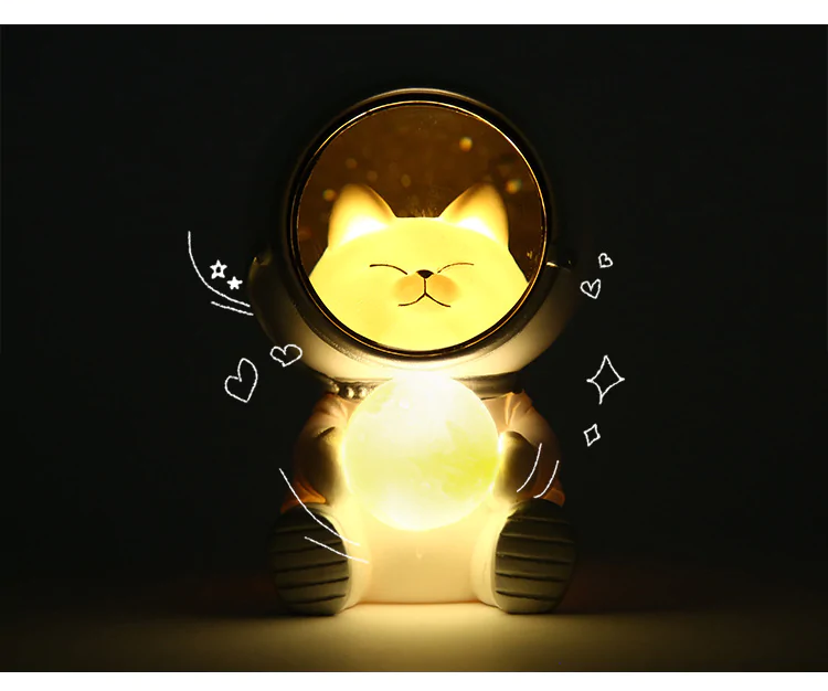 LumaPaw™ Galaxy kattennachtlamp met afstandsbediening – productafbeelding 5