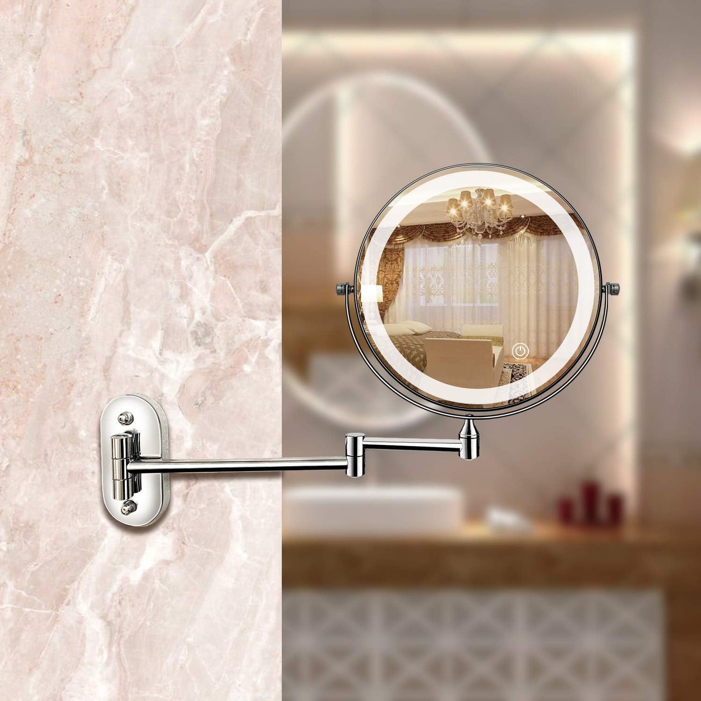 GlamLite™ make-upspiegel met LED-verlichting – productafbeelding 5