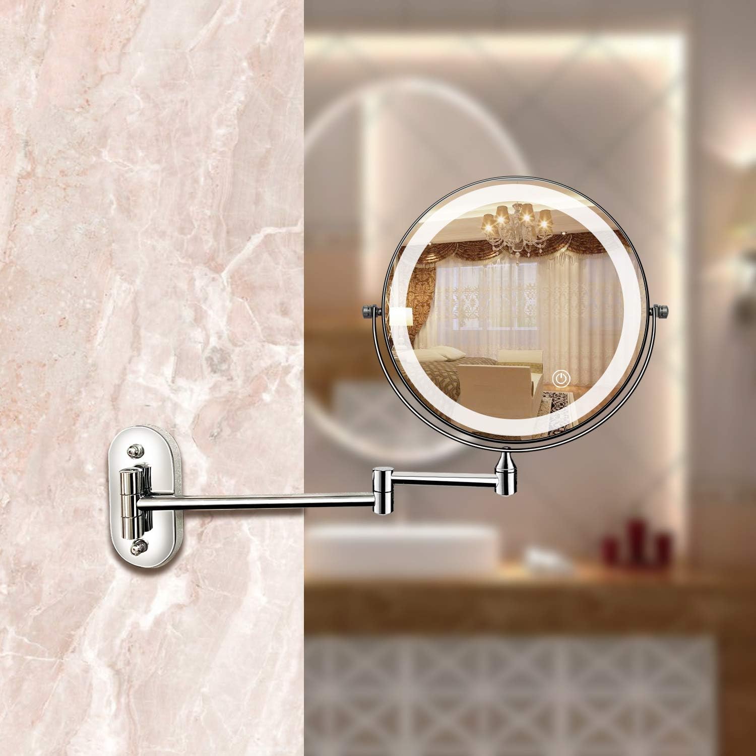 GlamLite™ make-upspiegel met LED-verlichting – productafbeelding 5